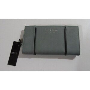 Nicole Miller Womens Nola Wallet NWT Celedon